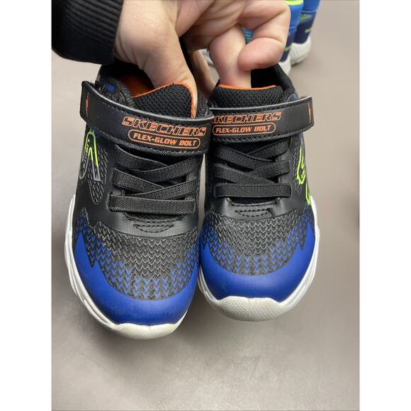 Sketchers S Lights Boots Roomy Fit Toddler Size 9 Lot Of 3 Pairs Of Shoes - Picture 11 of 16